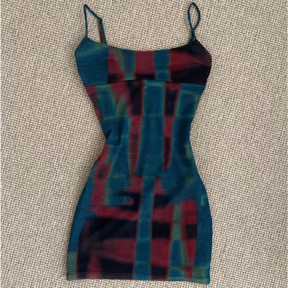 Miaou Anya Dress in Rust Print